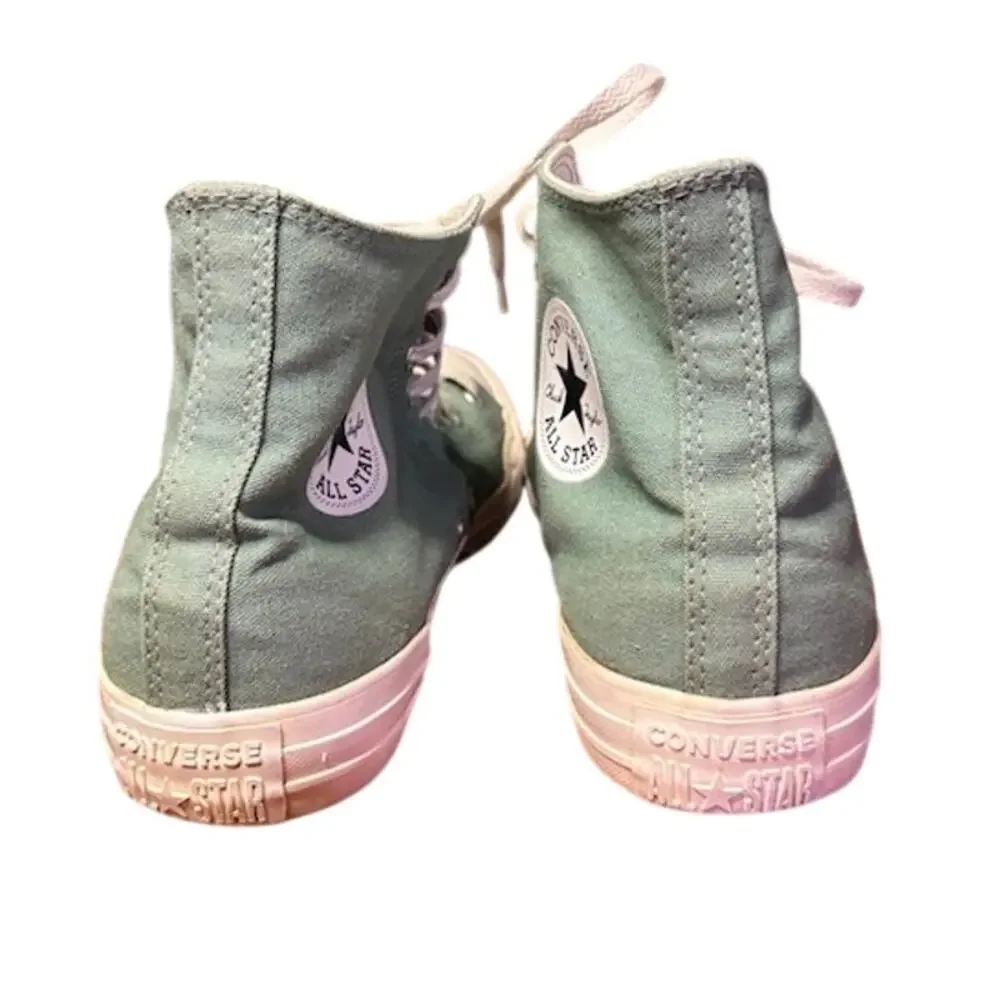 Converse Chuck Taylor All Star High Top Sneakers Mens 11 Sage Green Canvas Shoes